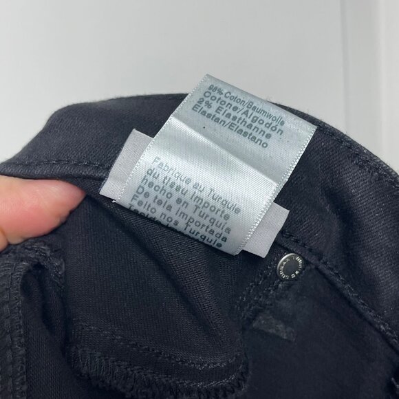 New AG Adriano Goldschmied Farrah Skinny Ankle in Black Luminous Size 29 - Picture 12 of 14